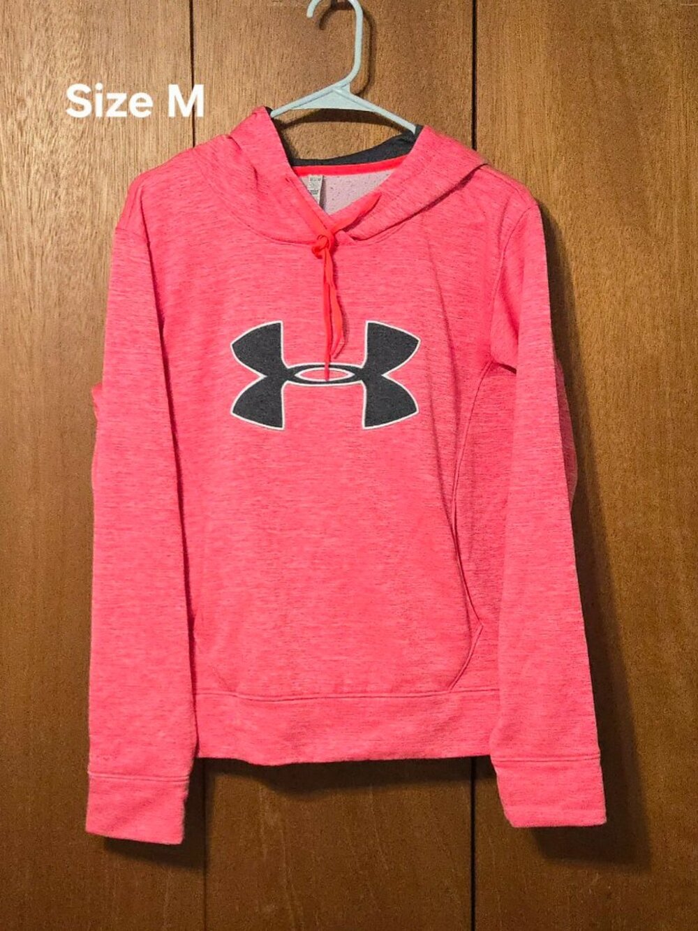 Women's Pink Under Armor Storm Hoodie - Size Medium